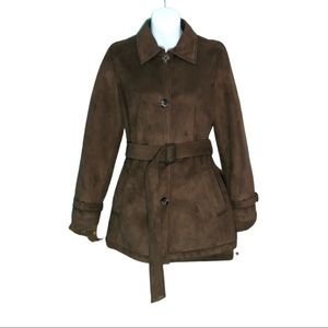 Jones New York Brown Coat Size Small